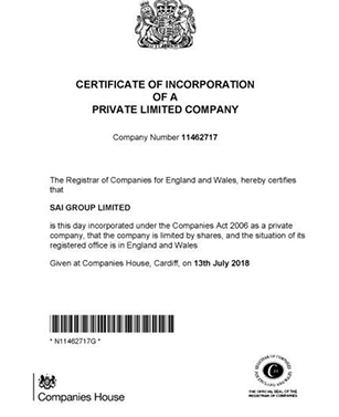 Certificate 1